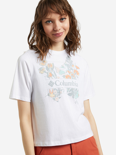 Футболка женская Columbia North Cascades Relaxed Tee, Белый, размер 42