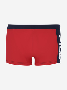 Плавки-шорты для мальчиков FILA, Красный, размер 128