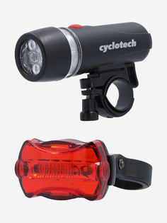 Набор велосипедных фонарей Cyclotech CLS-1, Черный, размер Без размера