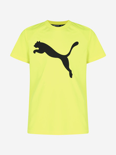 Футболка для мальчиков PUMA Active Sport Poly, Желтый, размер 129-140