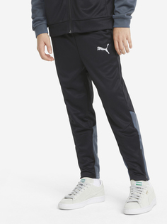 Брюки для мальчиков PUMA Active Sport Poly, Черный, размер 153-164