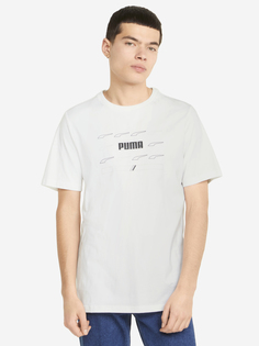 Футболка мужская PUMA RAD/CAL Graphic, Белый, размер 44-46