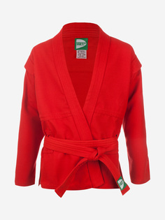 Куртка для самбо Green Hill, Красный, размер 28-30
