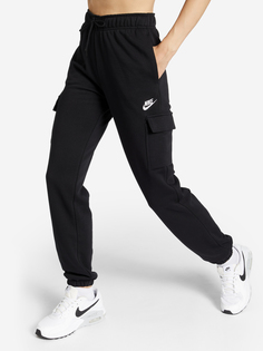 Брюки женские Nike Sportswear Essentials, Черный, размер 46-48