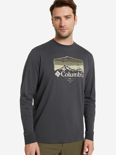 Лонгслив мужской Columbia Blue Reef LS Graphic Tee, Серый, размер 50-52