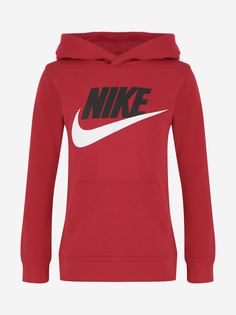 Худи для мальчиков Nike Club, Красный, размер 104