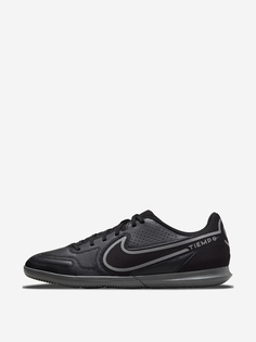 Бутсы мужские Nike Tiempo Legend 9 Club Ic, Черный, размер 44