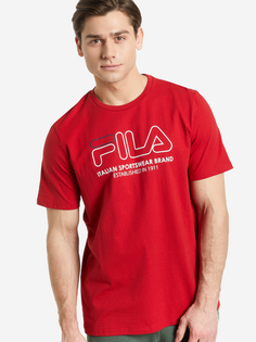 Футболка мужская FILA, Красный, размер 44-46