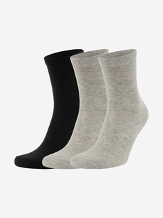 Носки Demix, 3 пары, Серый, размер 39-42