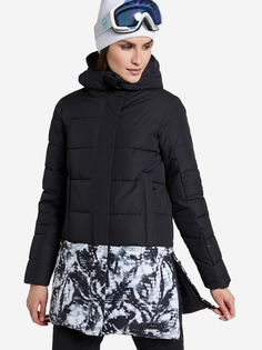 Куртка утепленная женская Glissade, Черный, размер 50-52