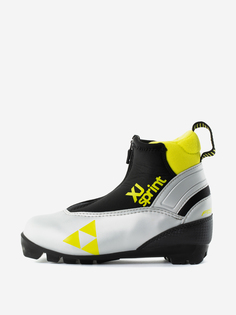 Ботинки для беговых лыж детские Fischer XJ Sprint SMU Jr Men, Белый, размер 34