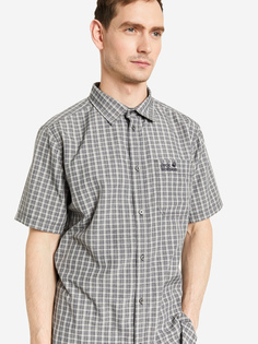 Рубашка с коротким рукавом мужская Jack Wolfskin El Dorado, Серый, размер 54-56