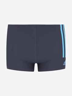 Плавки-шорты для мальчиков adidas, Синий, размер 152