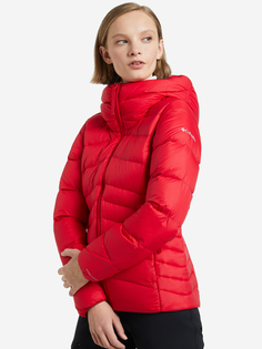 Куртка пуховая женская Columbia Autumn Park Down Hooded Jacket, Красный, размер 50