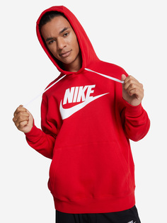 Худи мужская Nike Sportswear Club, Красный, размер 50-52