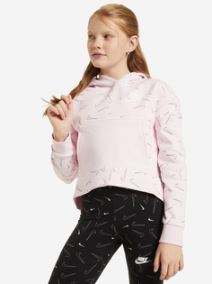 Худи для девочек Nike Sportswear, Розовый, размер 156-166