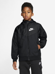 Ветровка для мальчиков Nike Sportswear Windrunner, Черный, размер 147-158