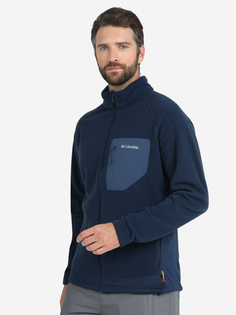 Джемпер флисовый мужской Columbia M Polar Powder Full Zip, Синий, размер 56