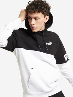 Худи мужская PUMA Power Colorblock, Черный, размер 44-46