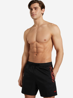 Шорты плавательные мужские Speedo Sport Printed, Черный, размер 54-56