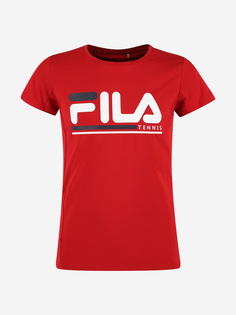 Футболка для девочек FILA, Красный, размер 164