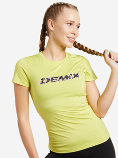 Футболка женская Demix, Зеленый, размер 50-52