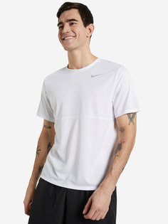 Футболка мужская Nike Breathe Run, Белый, размер 50-52