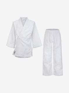 Кимоно для дзюдо детское Demix, Белый, размер 140