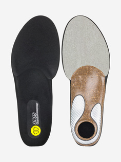 Стельки Sidas Run + Slim для узкой обуви Flash Fit, Черный, размер 39-41