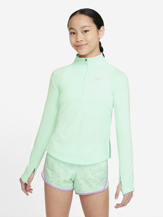 Олимпийка для девочек Nike Dri-FIT, Зеленый, размер 146-156