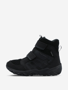 Ботинки утепленные для мальчиков Merrell Moab FST Polar Mid 2V Wtrpf, Черный, размер 31.5