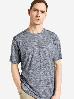 Футболка мужская Columbia Deschutes Runner Short Sleeve Shirt, Синий, размер 46