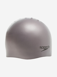 Шапочка для плавания Speedo Silc Moud, Серый, размер 52-58