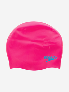 Шапочка для плавания детская Speedo Plain Moulded, Розовый, размер 53-56