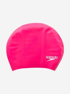 Шапочка для плавания Speedo Long Hair, Розовый, размер 52-58