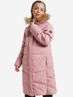 Пальто утепленное для девочек Merrell, Розовый, размер 152