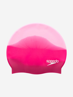 Шапочка для плавания Speedo Multi Color, Розовый, размер 52-58