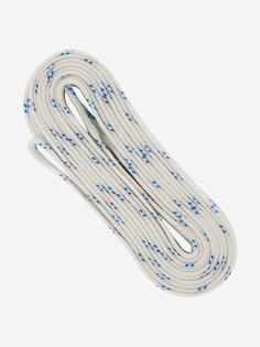 Шнурки для коньков Nordway с пропиткой Wax, Белый, размер 275