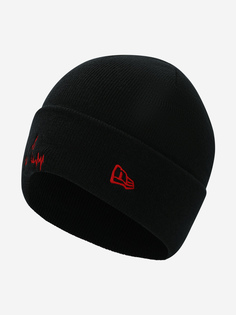 Шапка New Era Script Cuff Lic, Серый, размер Без размера