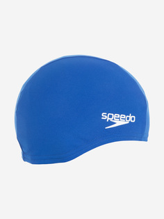 Шапочка для плавания Speedo Poly, Голубой, размер 52-58
