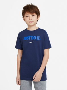 Футболка для мальчиков Nike Sportswear, Синий, размер 137-147