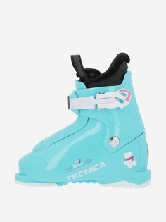 Ботинки горнолыжные детские Tecnica JT 1 PEARL, Голубой, размер 18.5 см