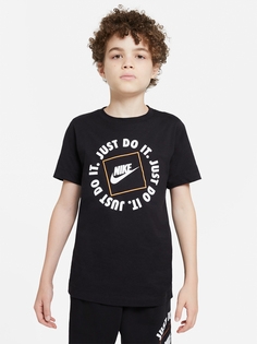 Футболка для мальчиков Nike Sportswear, Черный, размер 158-170