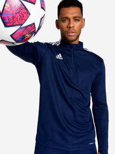 Джемпер футбольный мужской adidas Tiro21, Синий, размер 44-46