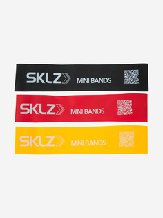 Набор эластичных лент SKLZ Mini Bands, Мультицвет, размер Без размера
