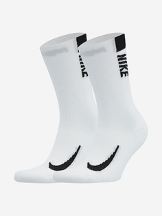 Носки Nike Multiplier, 2 пары, Белый, размер 41-45