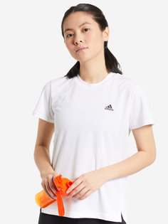 Футболка женская adidas 3-Stripes Sport, Белый, размер 52-54