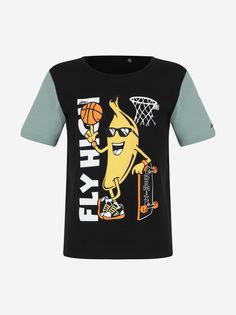 Футболка для мальчиков Demix, Черный, размер 104