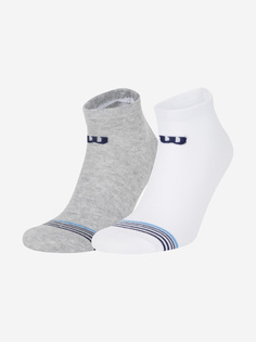 Носки Wilson, 2 пары, Голубой, размер 39-42