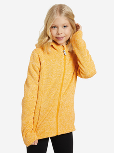 Джемпер флисовый для девочек Outventure, Желтый, размер 128
